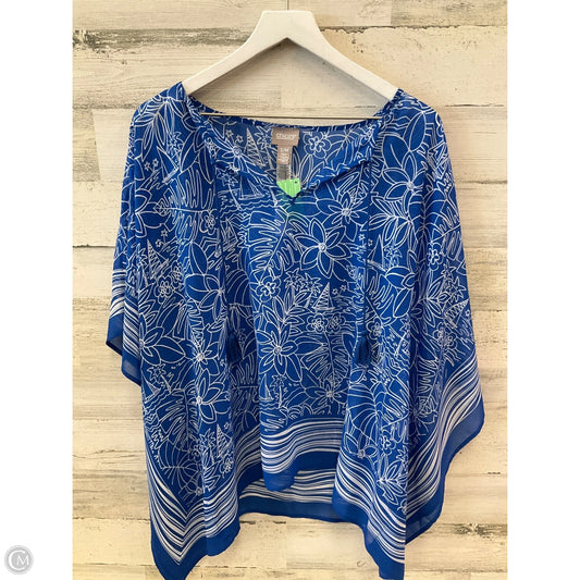 Shawl By Chicos In Blue, Size: S