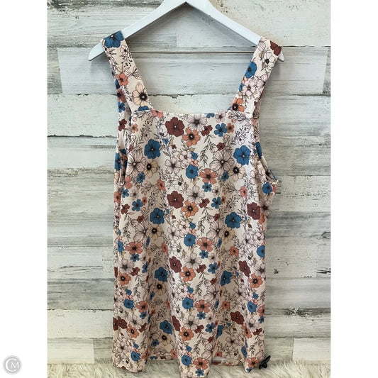 Dress Casual Short By Clothes Mentor In Cream, Size: Xl
