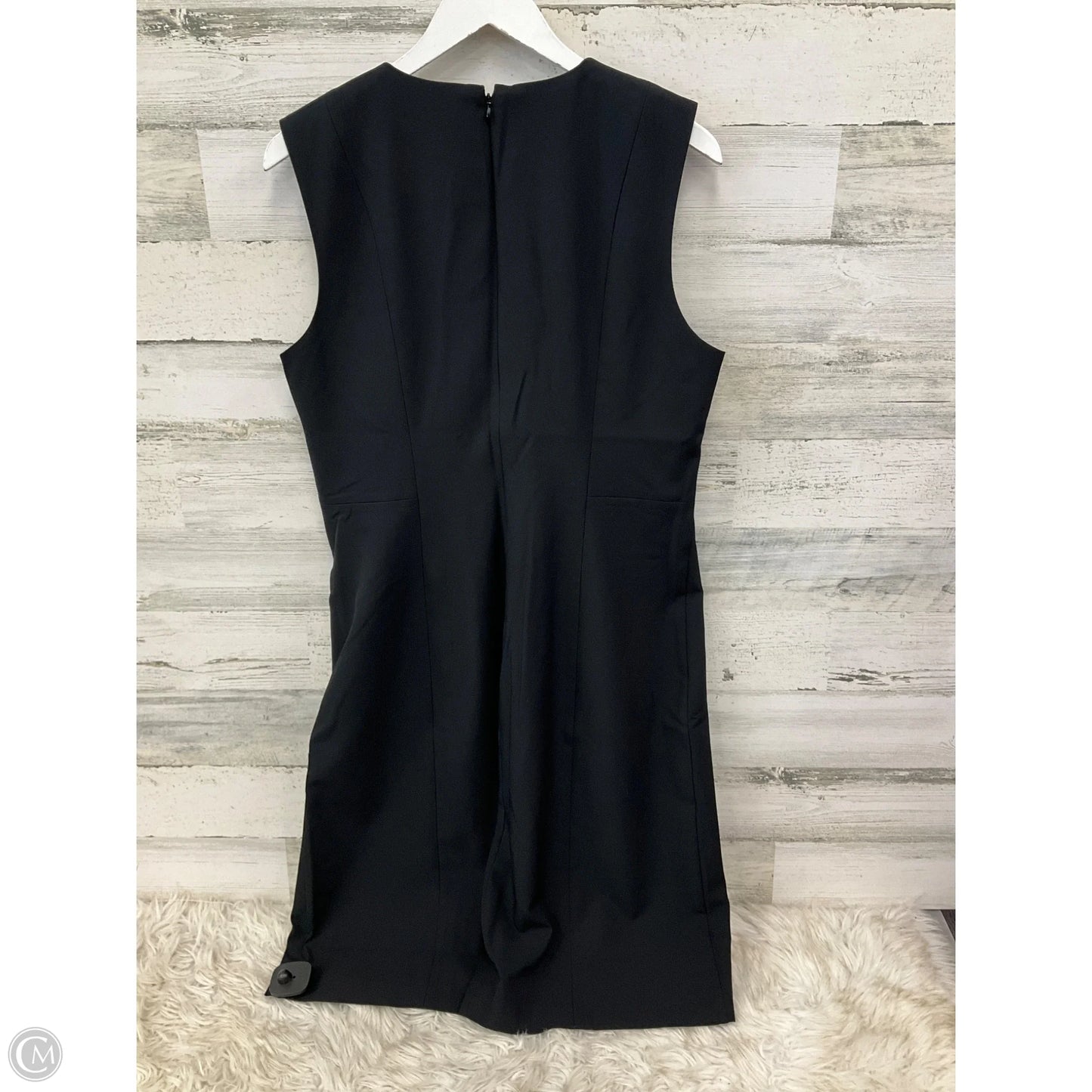 Dress Casual Midi By Banana Republic In Black, Size: L