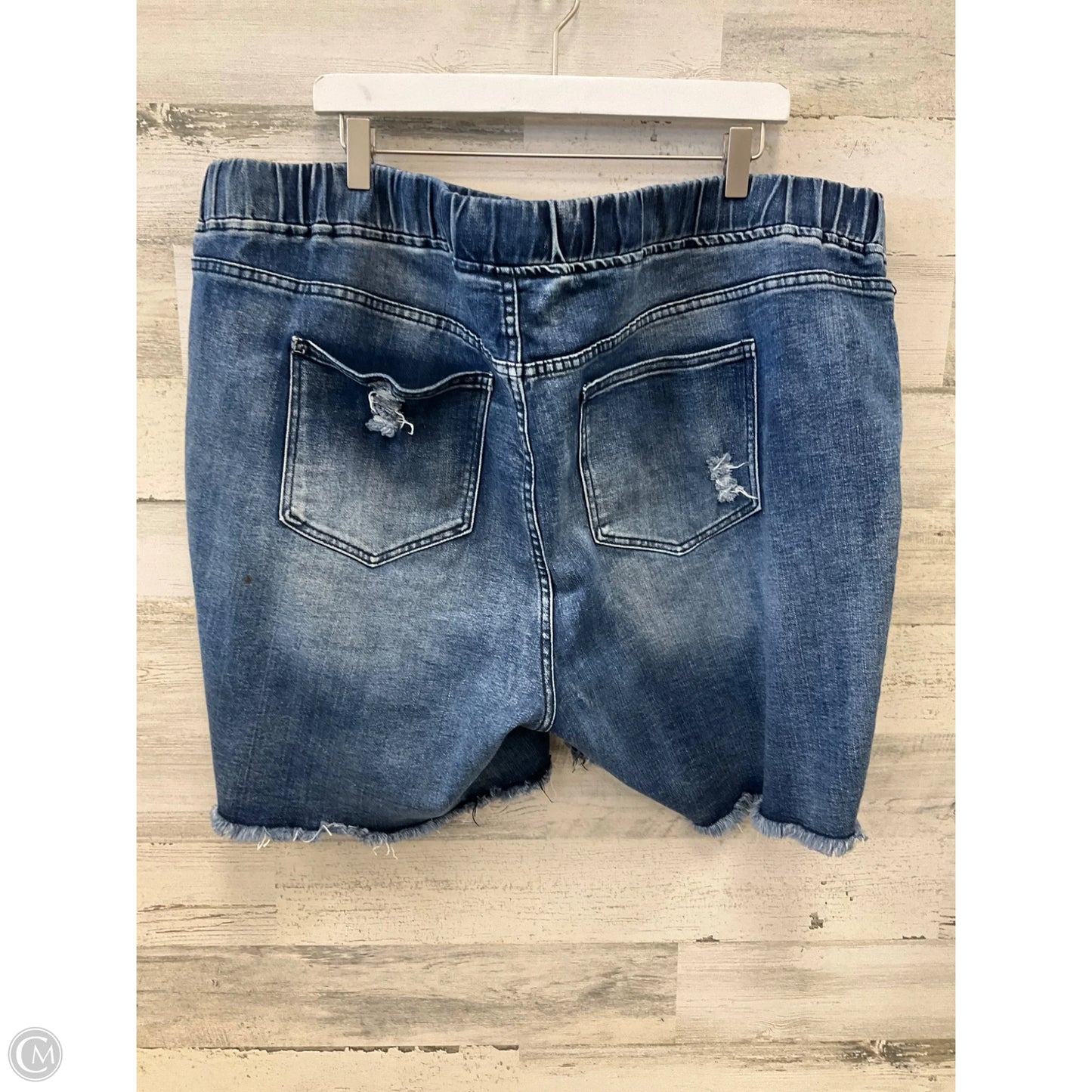 Shorts By Ymi In Blue Denim, Size: 22
