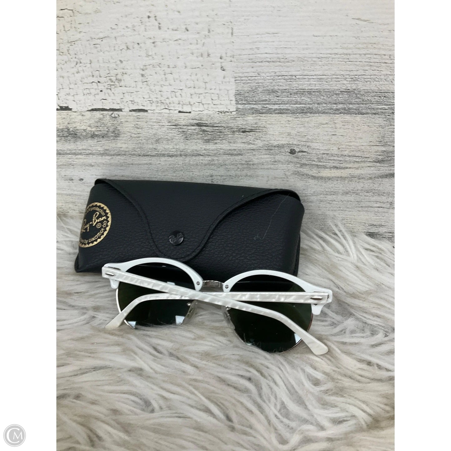 Sunglass Case Designer By Ray Ban, Size: Medium