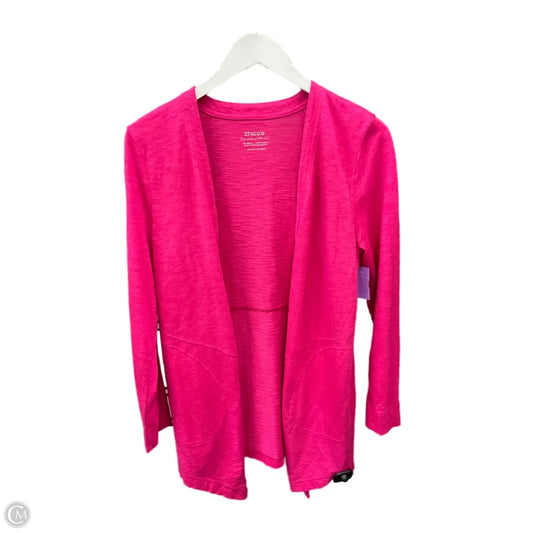 Cardigan By Chicos In Pink, Size: S