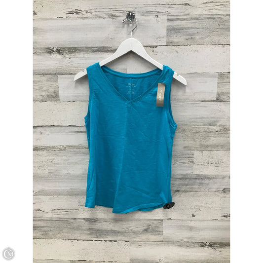 Top Sleeveless By Chicos In Blue, Size: S