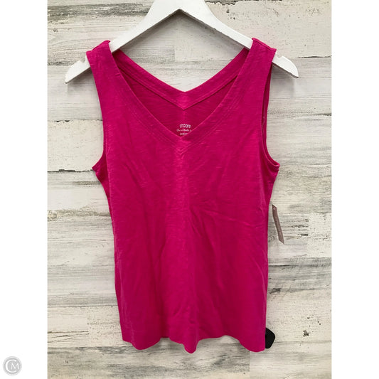Top Sleeveless By Chicos In Pink, Size: S