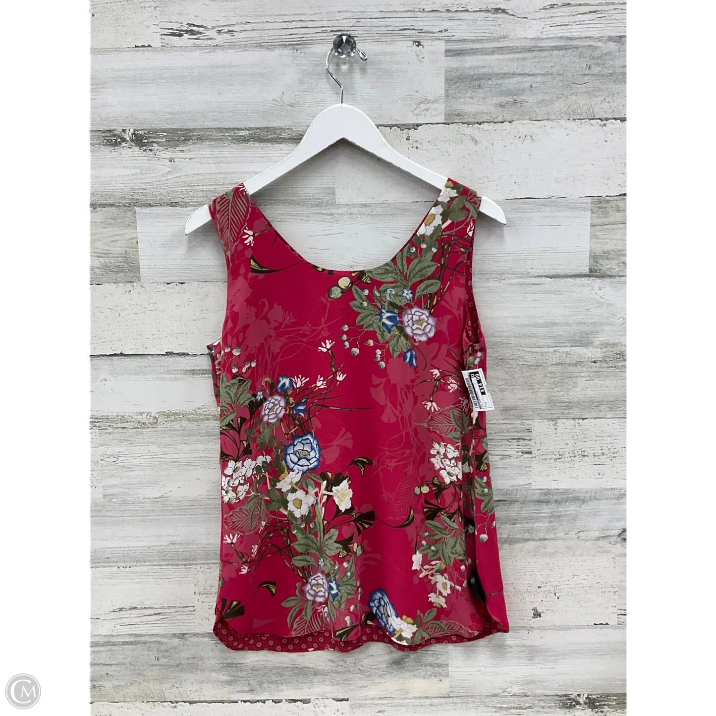 Top Sleeveless By Chicos In Pink, Size: S
