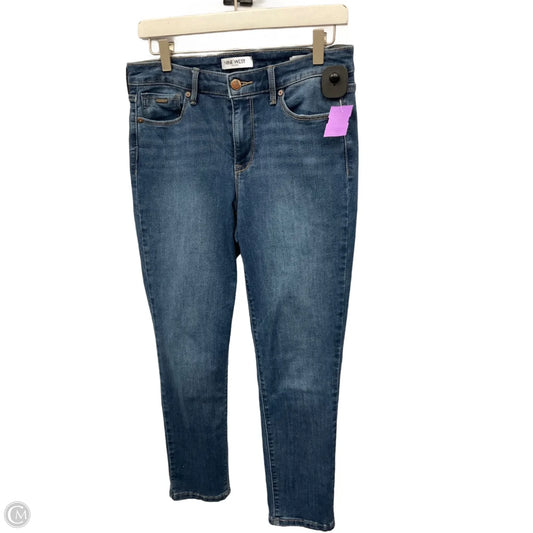 Jeans Straight By Nine West In Blue, Size: 4