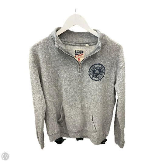 Sweatshirt Collar By Clothes Mentor In Grey, Size: M