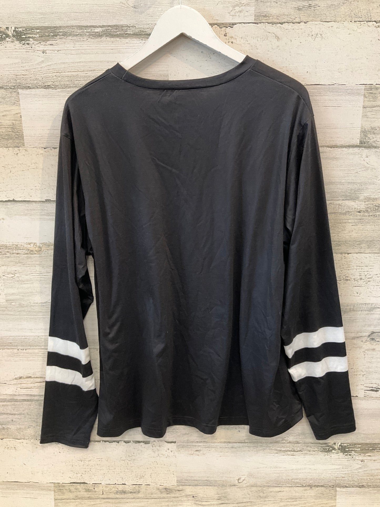 Top Long Sleeve By Clothes Mentor In Black, Size: 2x