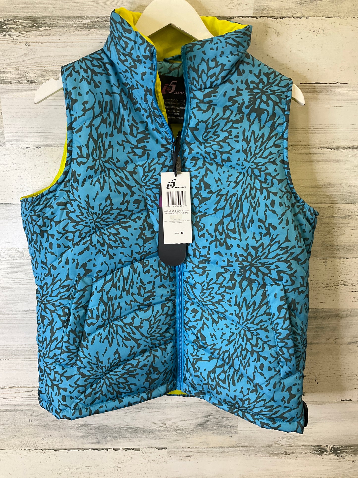 Vest Puffer & Quilted By Clothes Mentor In Blue, Size: M