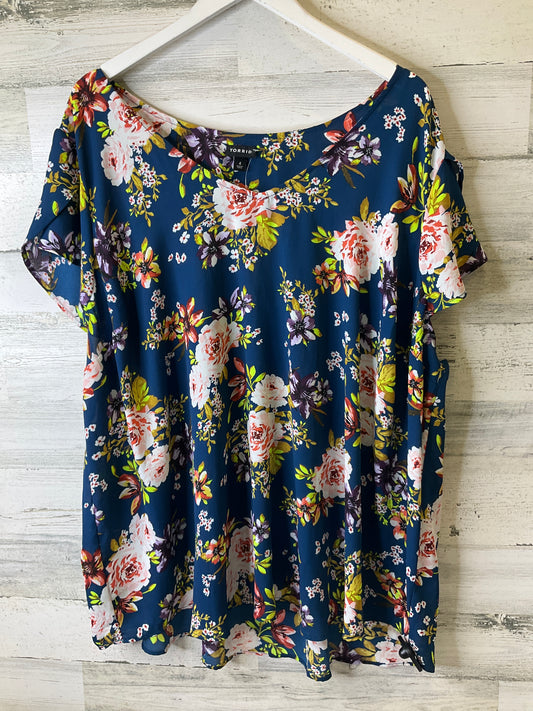 Blouse Short Sleeve By Torrid  Size: 4x