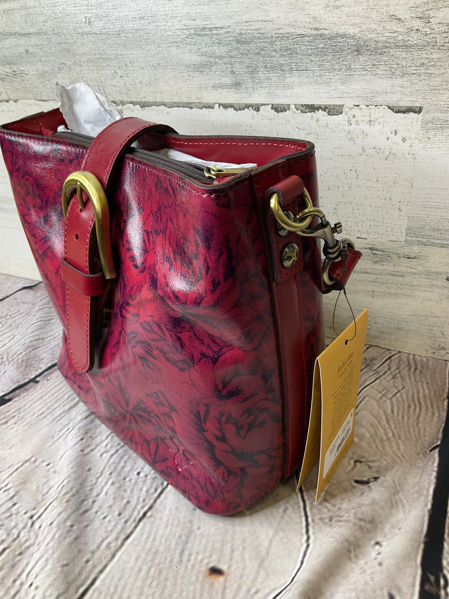 Handbag Leather By Patricia Nash  Size: Medium