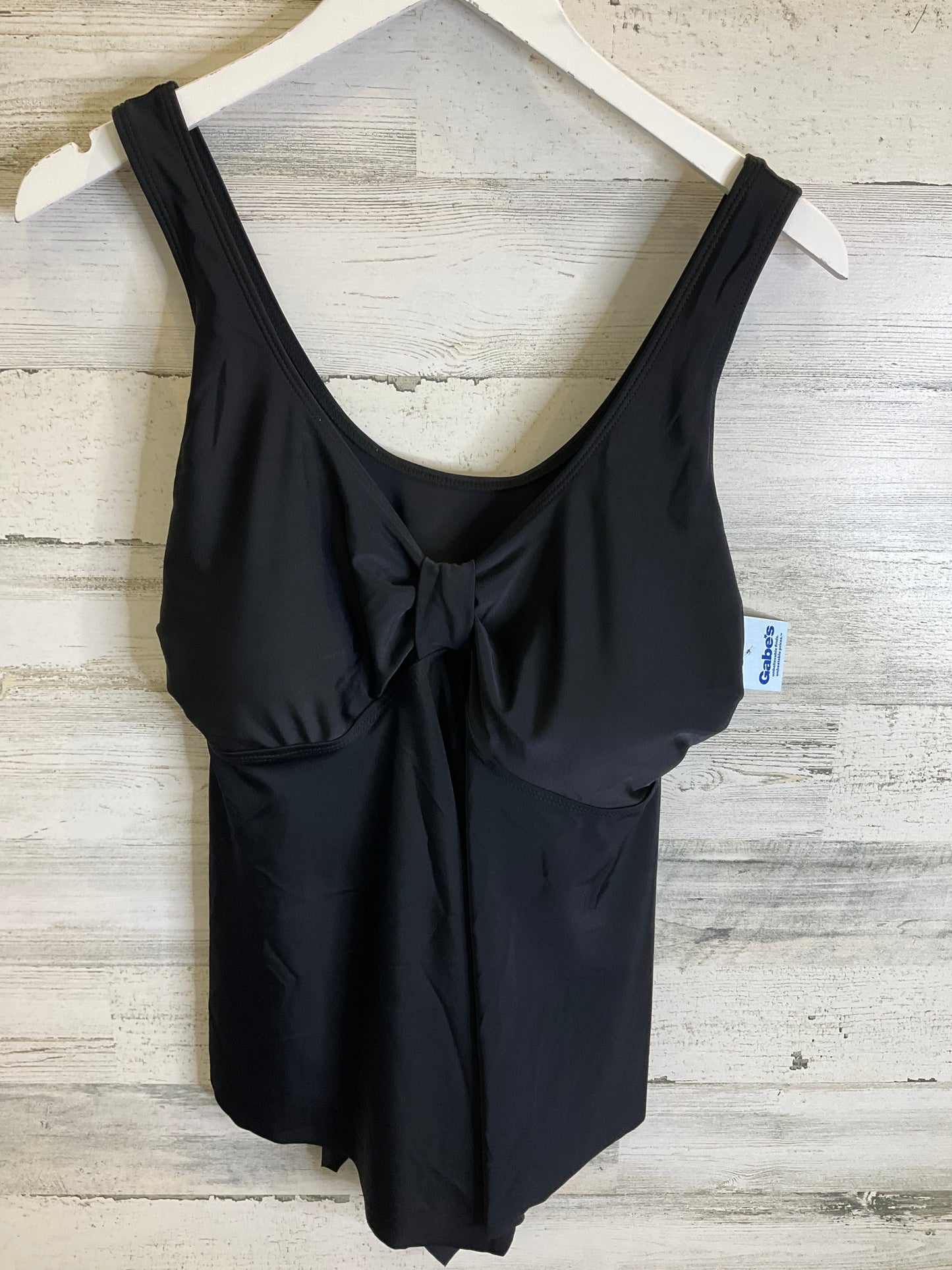 Swimsuit Top By Clothes Mentor In Black, Size: L