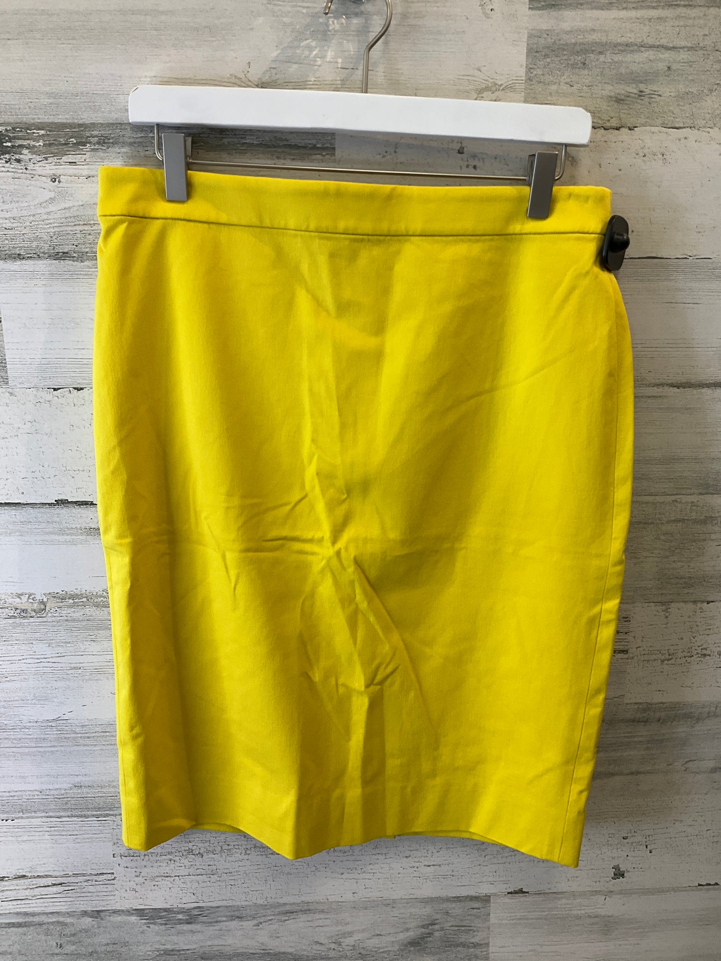 Yellow Skirt Midi J. Crew, Size M