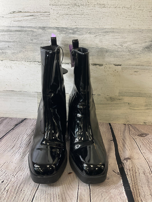 Black Boots Ankle Heels Bp, Size 9
