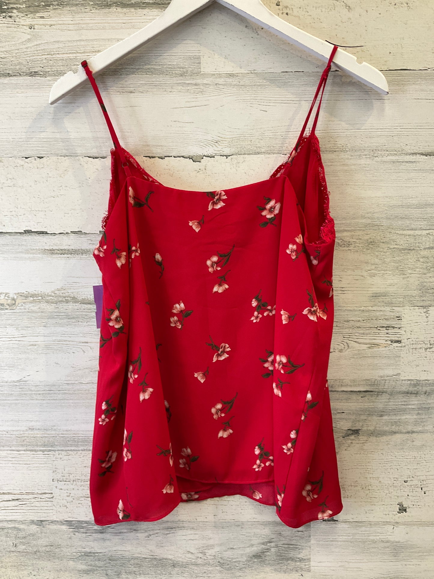 Red Top Sleeveless Socialite, Size L