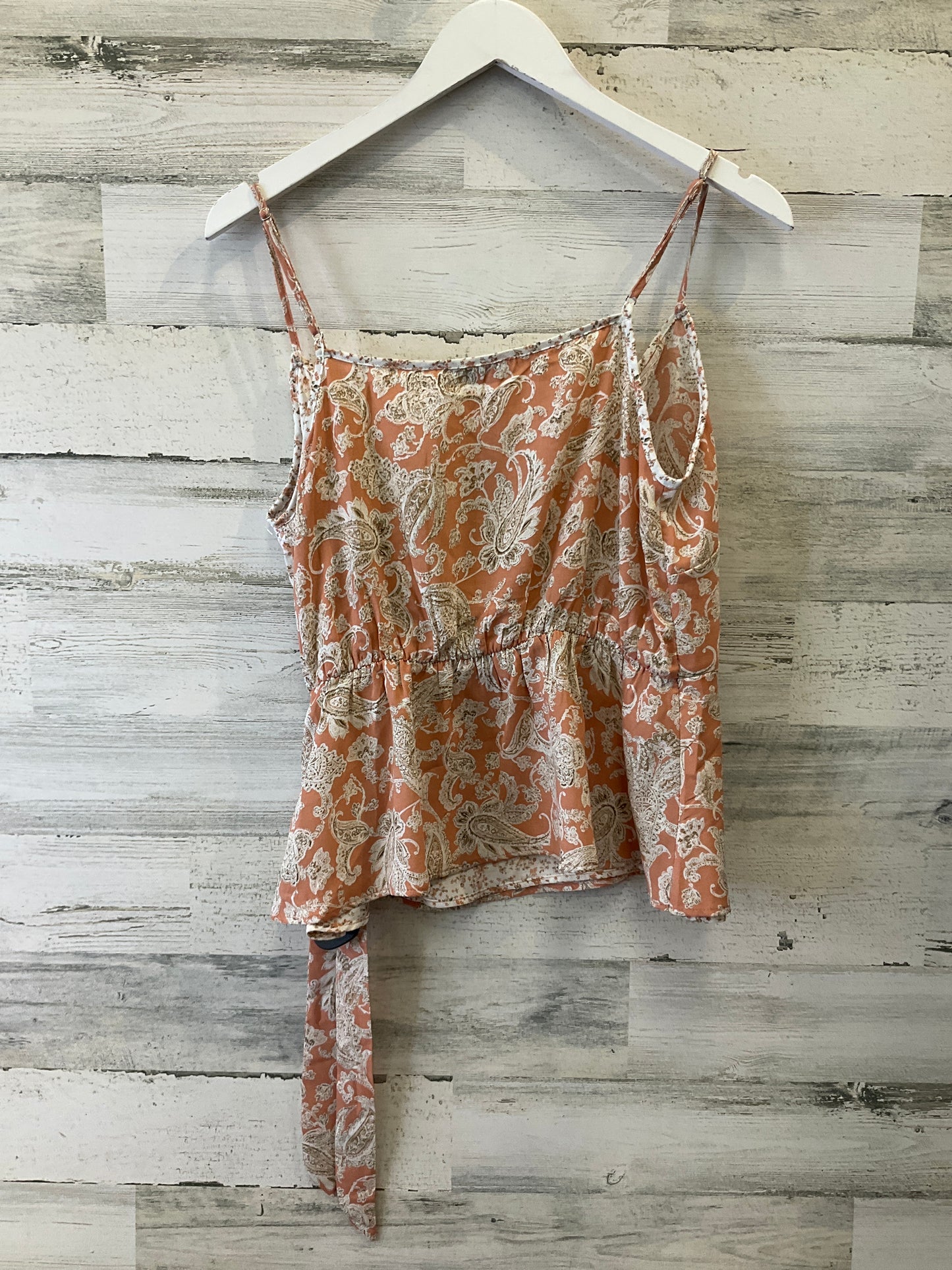 Peach Top Sleeveless Paper Crane, Size L