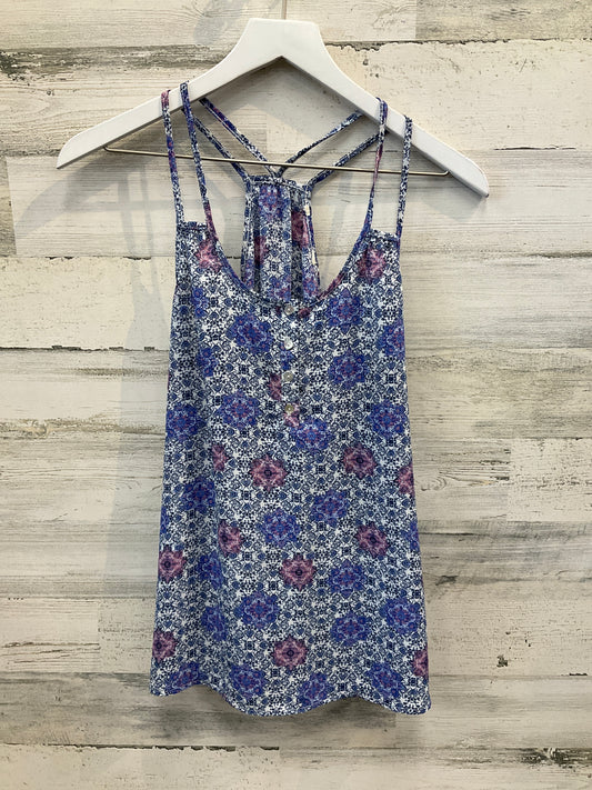 Top Sleeveless By Clothes Mentor In Blue & Purple, Size: S