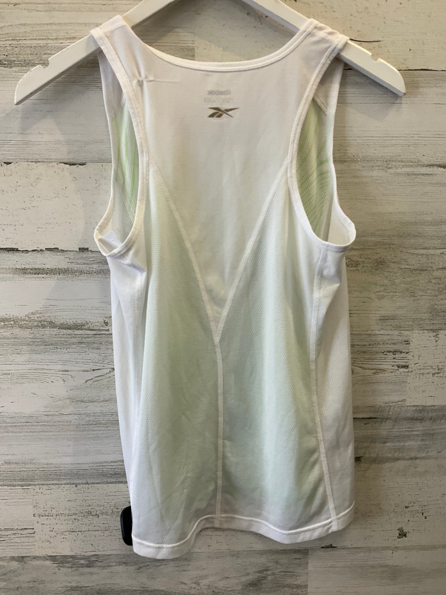 Green & White Athletic Tank Top Reebok, Size S