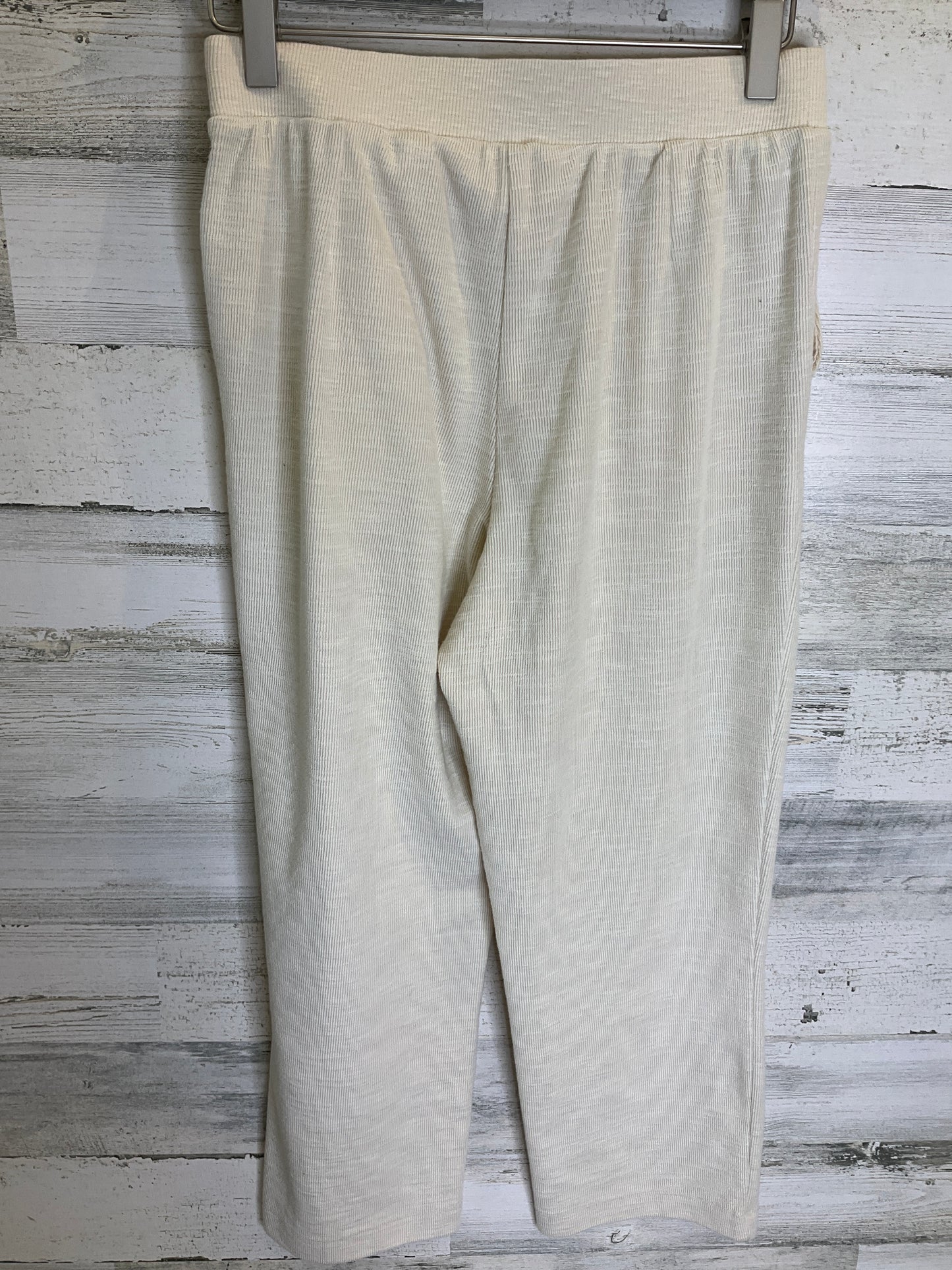 Ivory Pants Cropped Isaac Mizrahi Live Qvc, Size 00