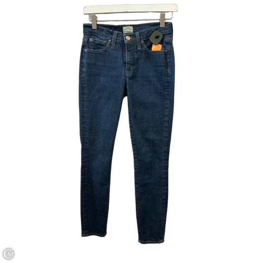 Jeans Skinny By J. Crew In Blue Denim, Size: 2