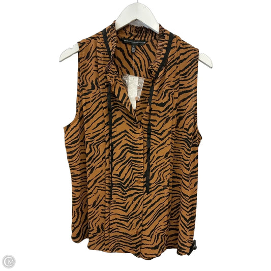 Top Sleeveless By White House Black Market In Brown, Size: L