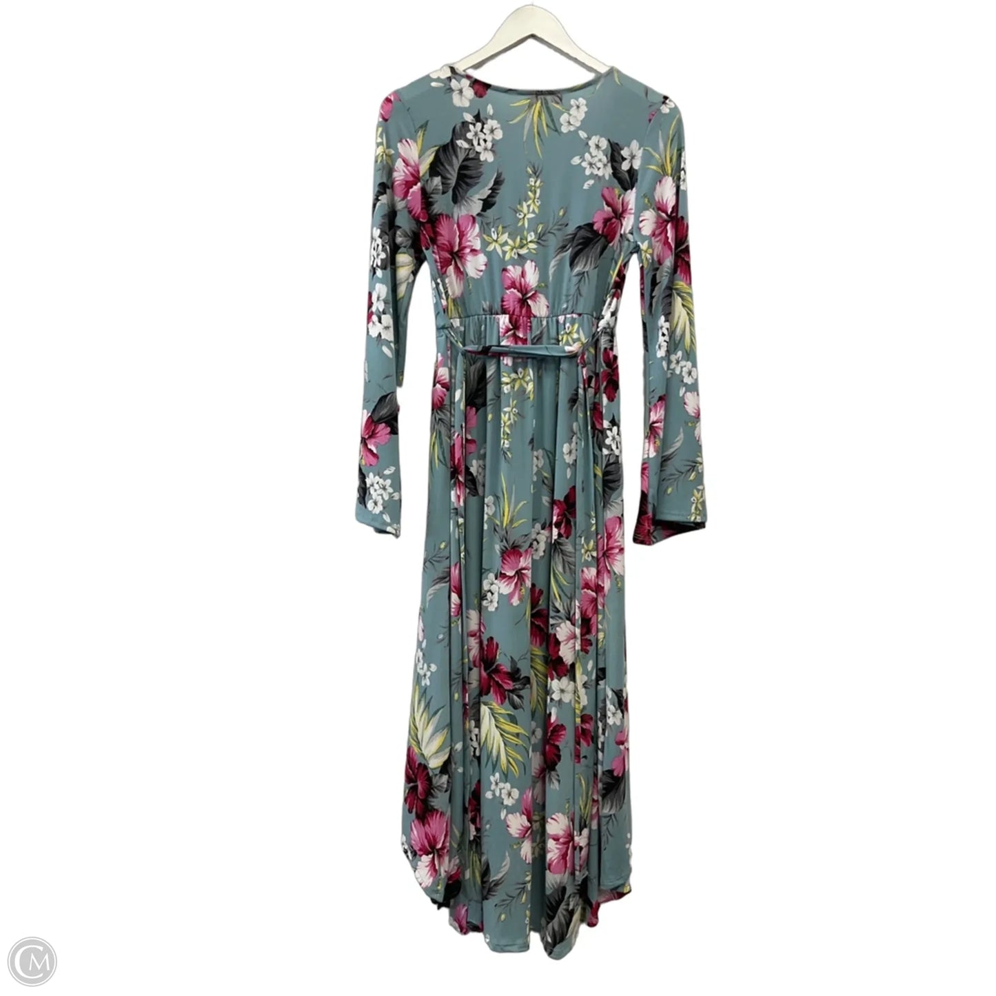 Dress Casual Maxi By Pink Blush In Blue, Size: L