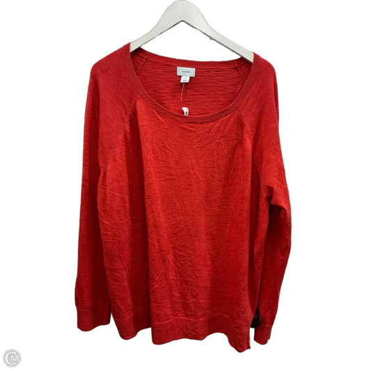 Top Long Sleeve By Old Navy In Red, Size: Xxl