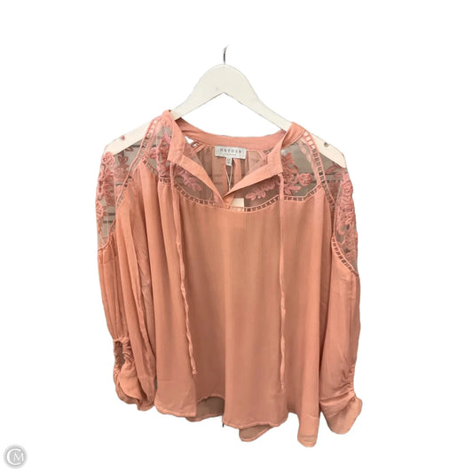 Top Long Sleeve By Hayden La In Pink, Size: S