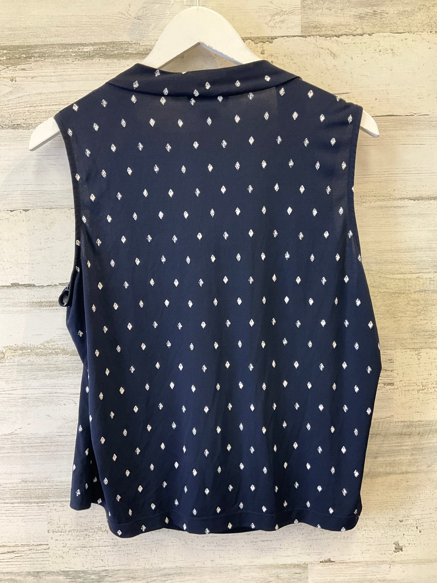 Navy Top Sleeveless Nue Options, Size Petite   Xl