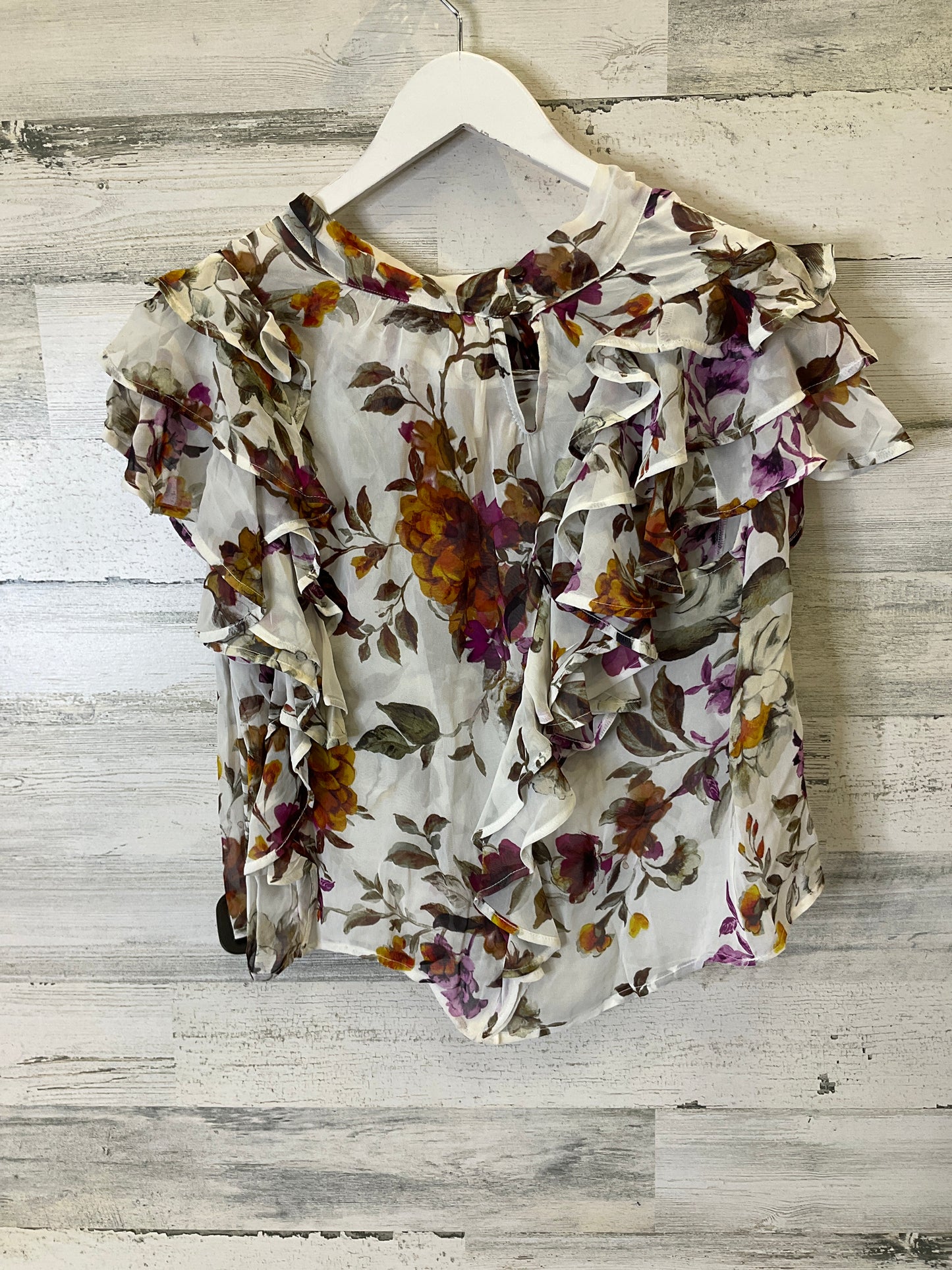 Floral Print Top Sleeveless Anthropologie, Size S