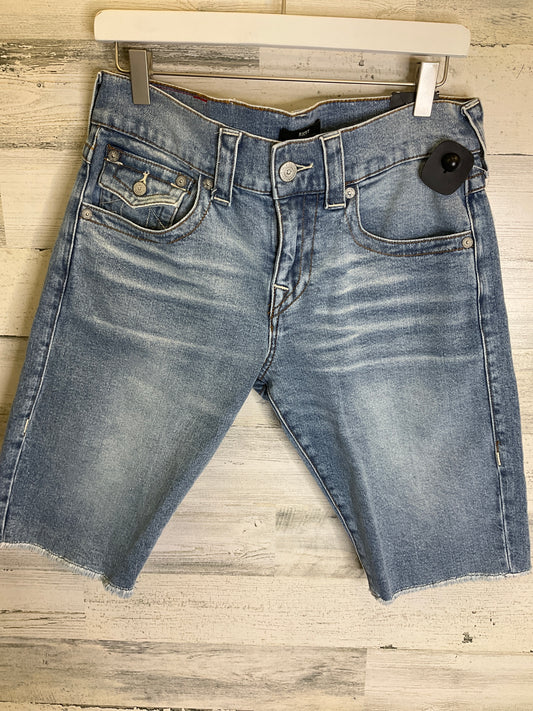 Shorts By True Religion In Blue Denim, Size: 6