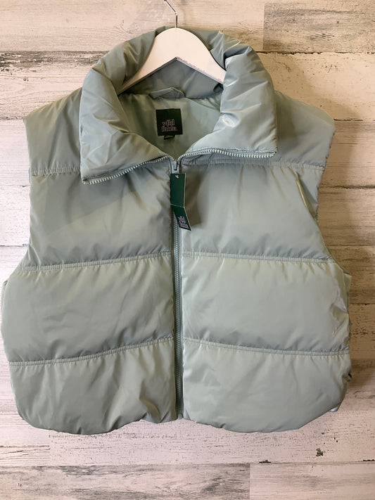 Vest Puffer & Quilted By Wild Fable In Green, Size: Xl