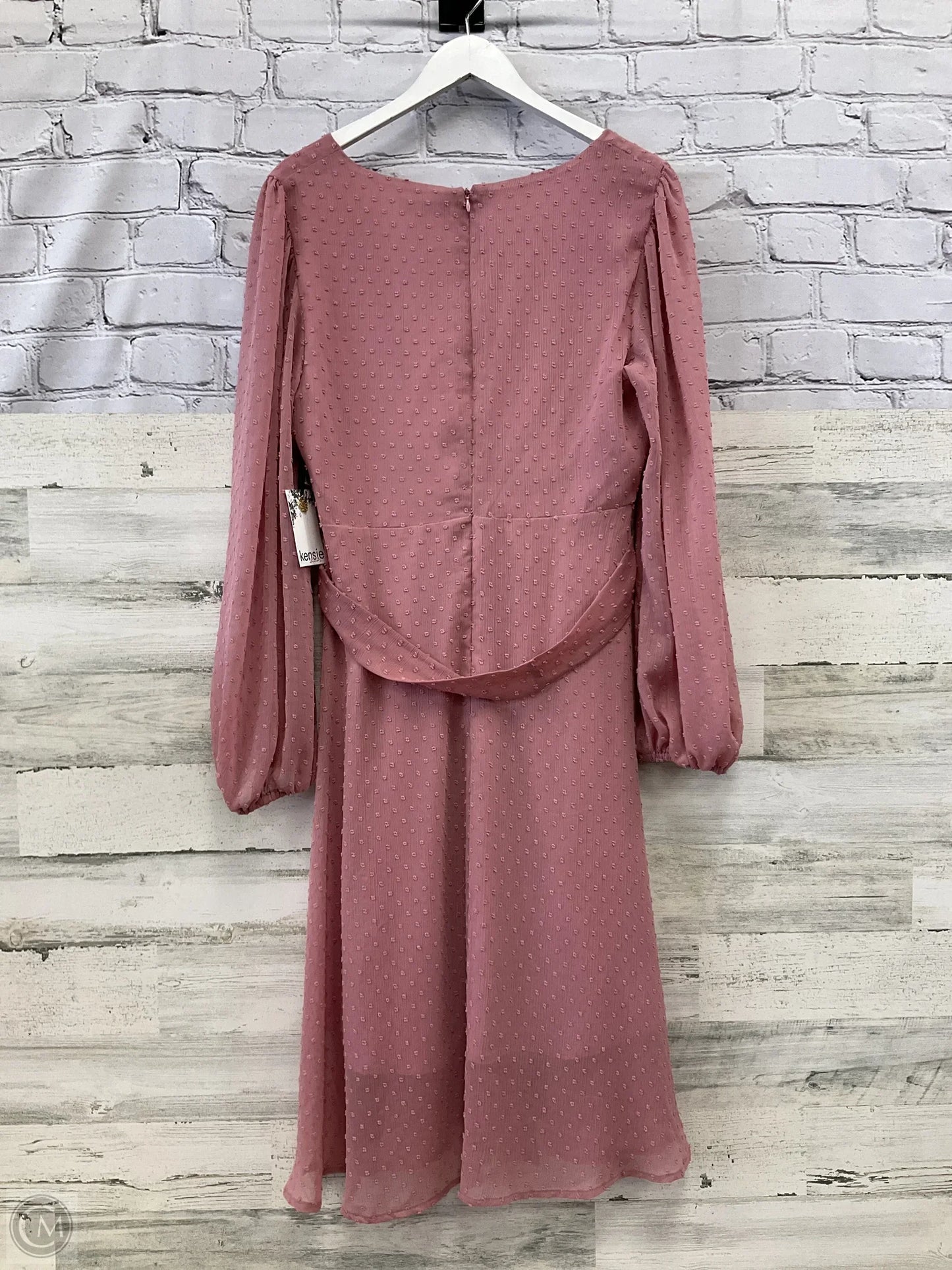 Dress Casual Midi By Kensie In Pink, Size: Xl