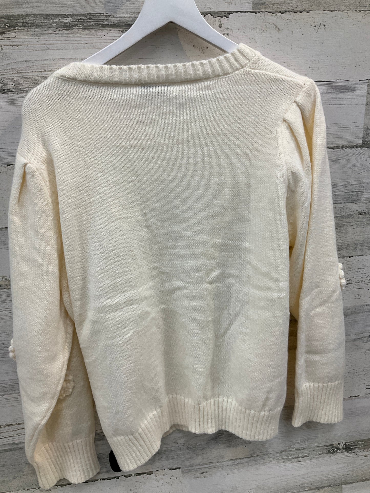 Sweater By Polygram In Ivory, Size: 2x