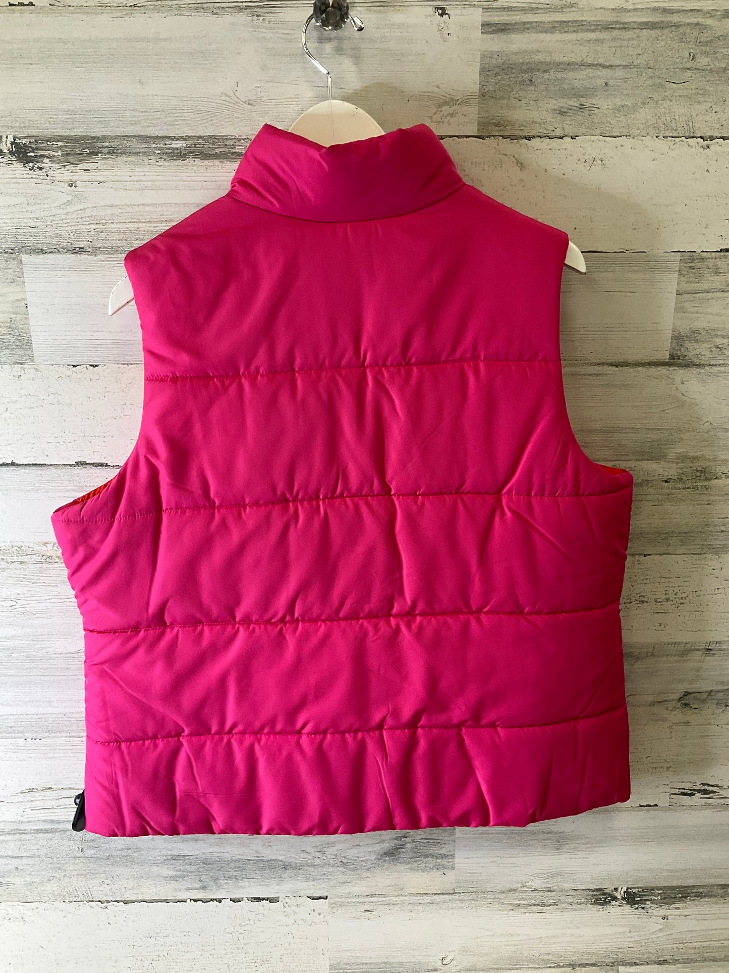 Vest Puffer & Quilted By Merona In Pink, Size: Xxl