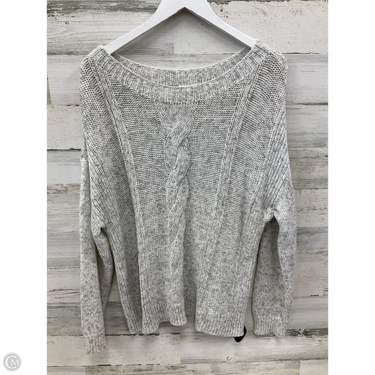 Sweater By Eileen Fisher In Grey & Yellow, Size: Xl