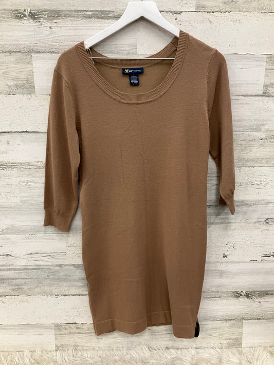 Dress Casual Midi By Body Central In Brown, Size: L