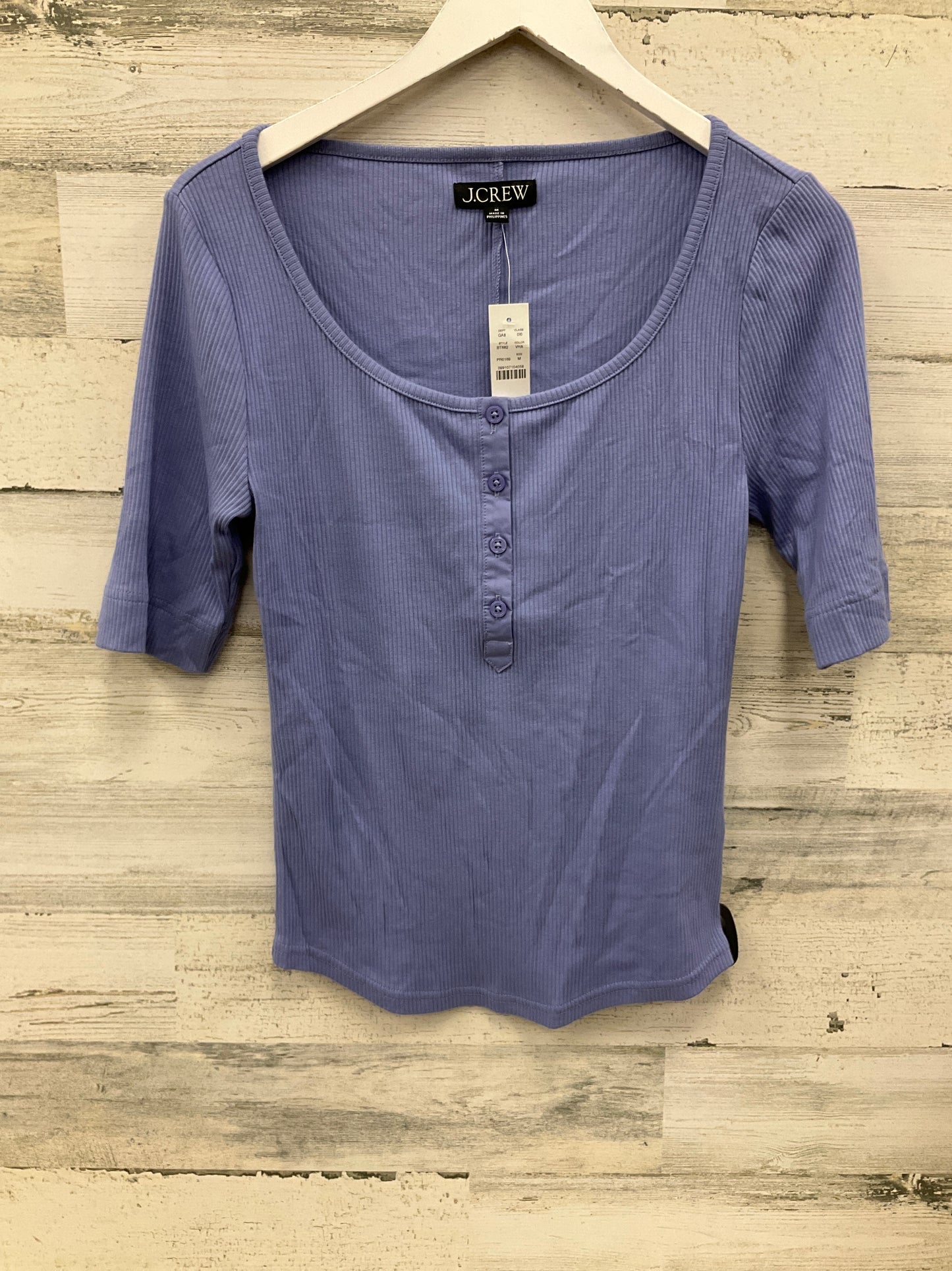 Top Short Sleeve By J. Crew In Purple, Size: M