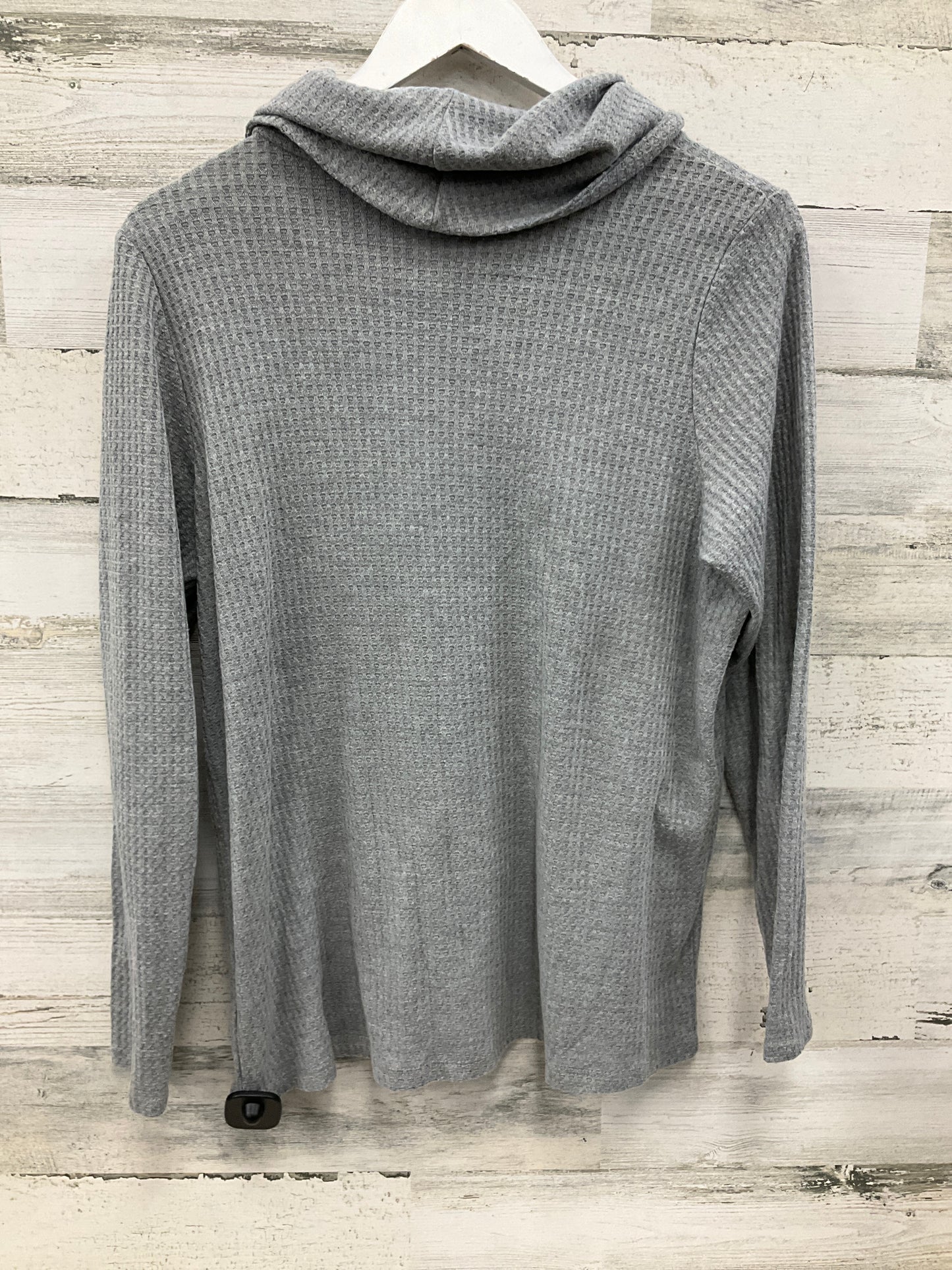 Top Long Sleeve By Cmc In Grey, Size: S