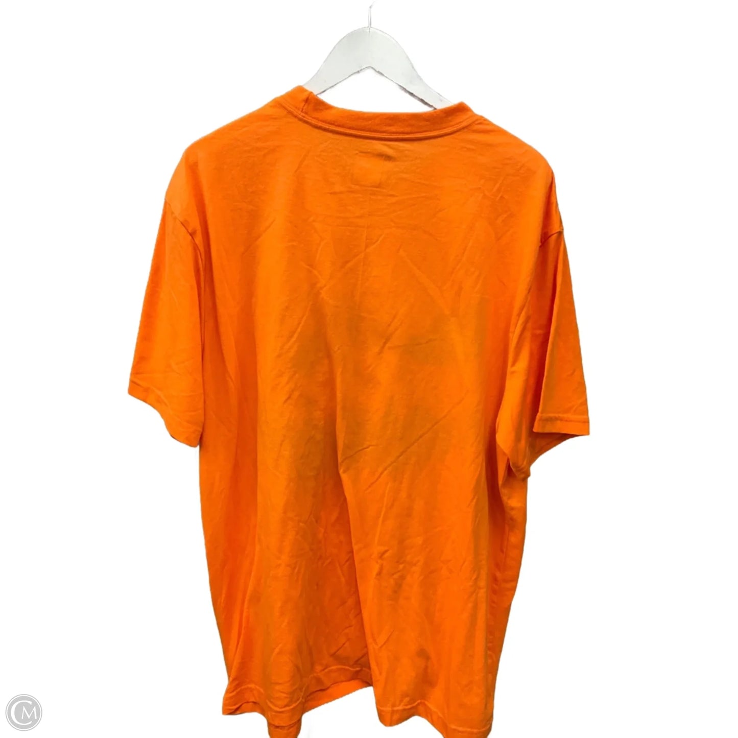 Top Short Sleeve By Wrangler In Orange, Size: Xl