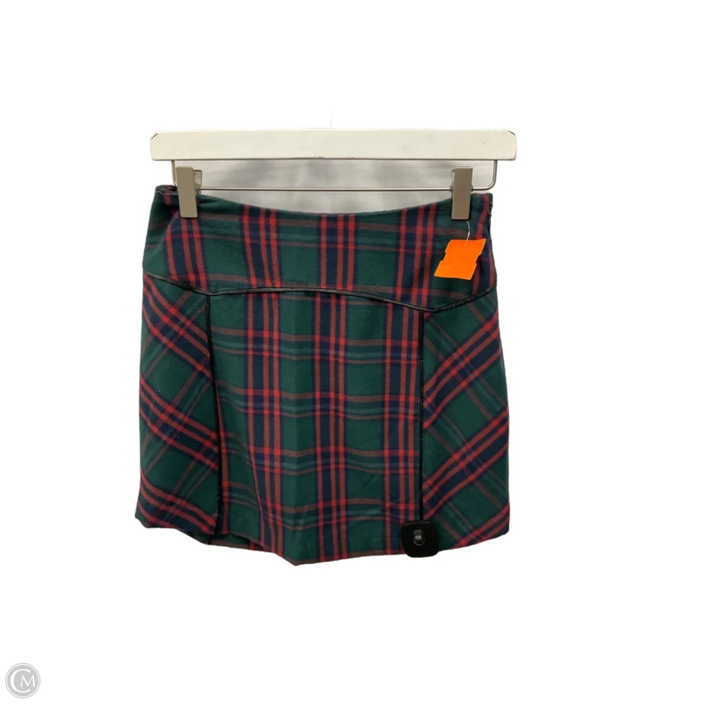 Skirt Mini & Short By Free People In Green & Red, Size: 2