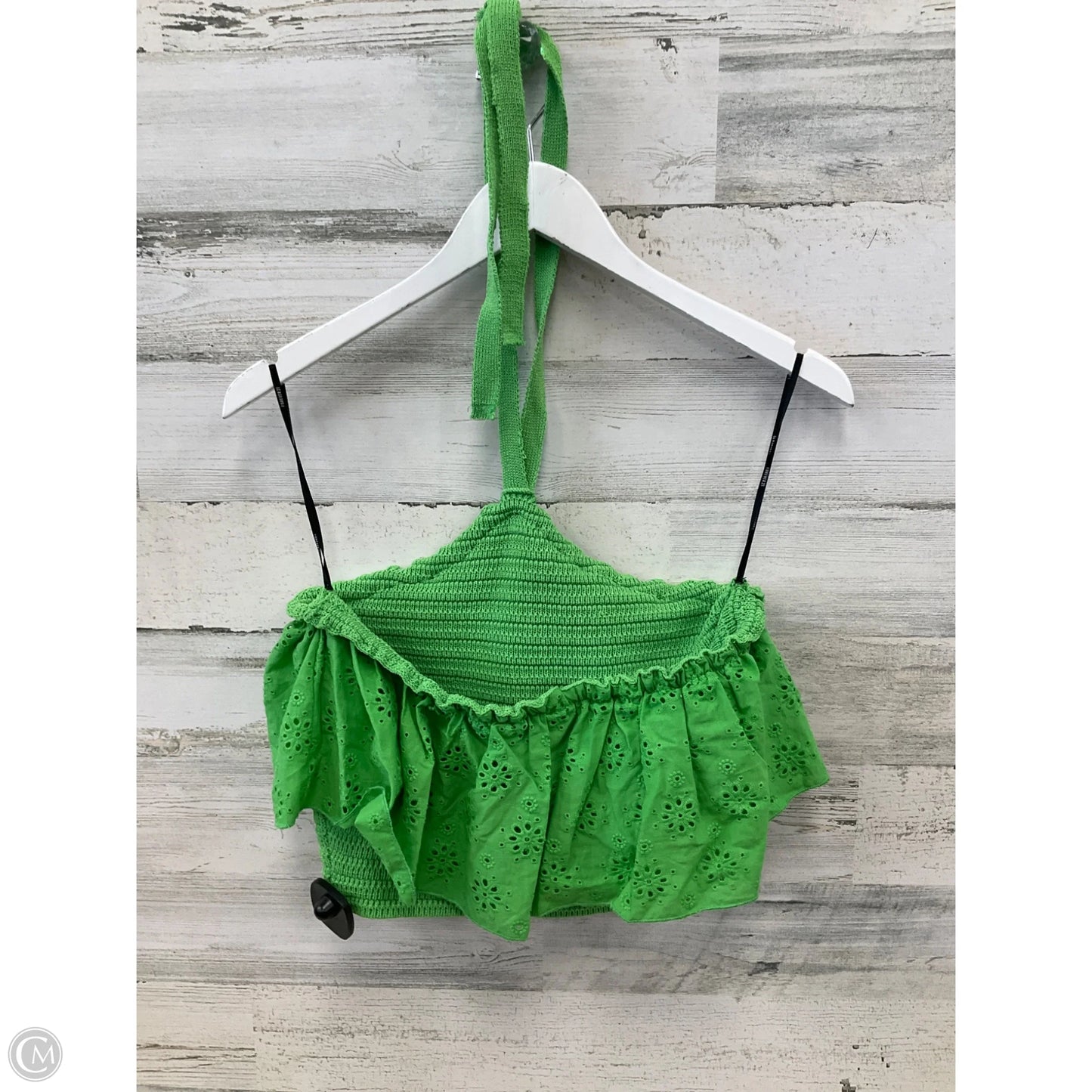 Top Sleeveless By Forever 21 In Green, Size: L