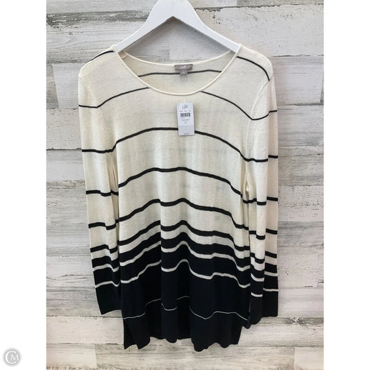 Tunic Long Sleeve By J. Jill In Beige, Size: L