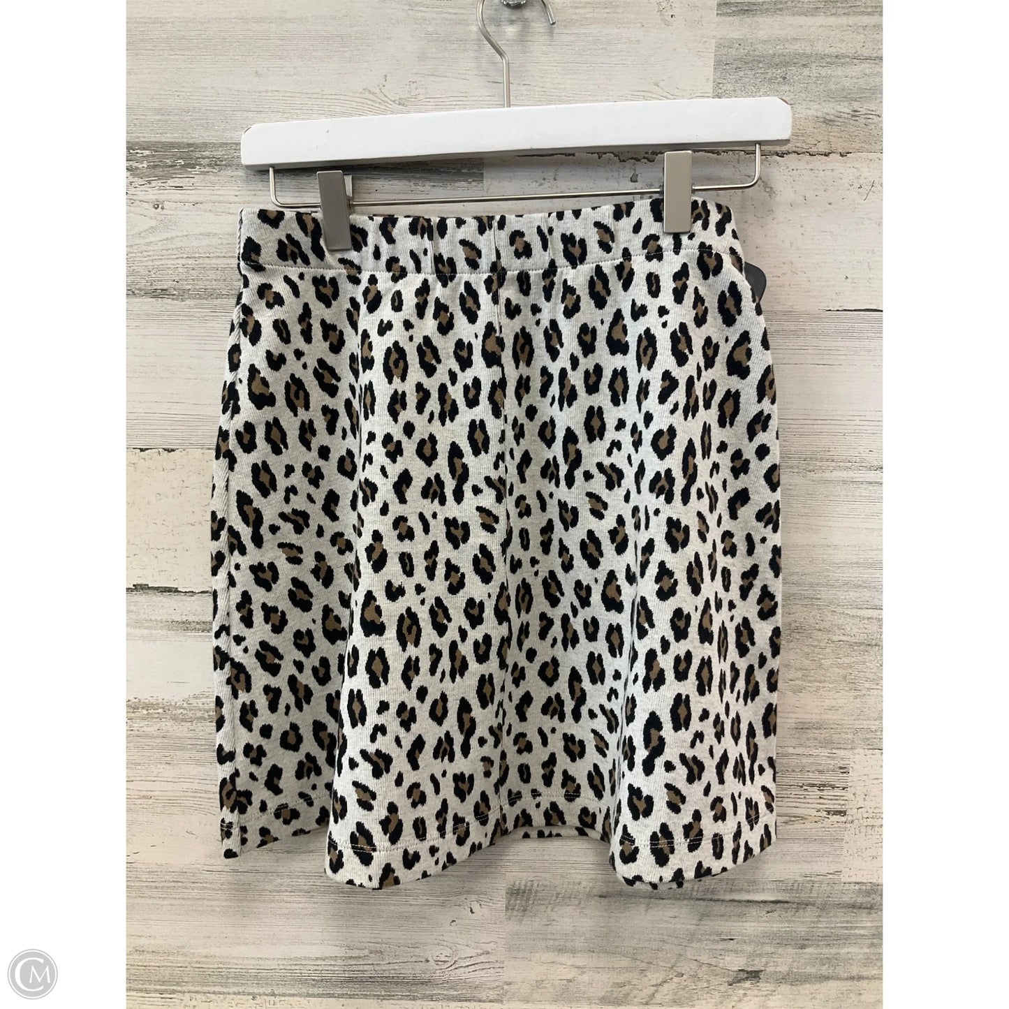 Skirt Midi By Loft In Animal Print, Size: Xs
