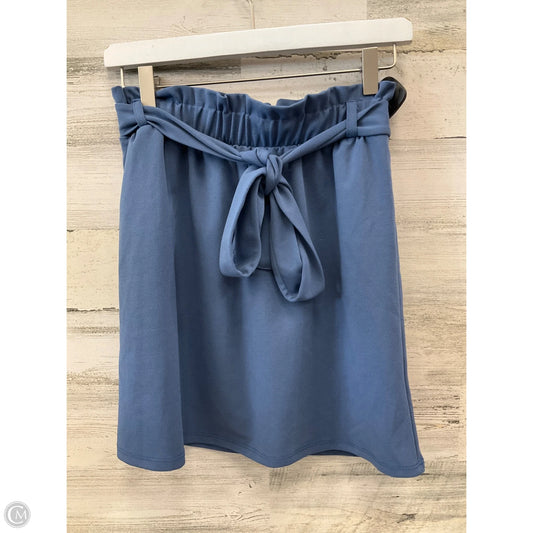 Skirt Mini & Short By Potters Pot In Blue, Size: S