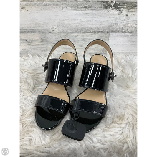 Sandals Designer By Coach In Black, Size: 8