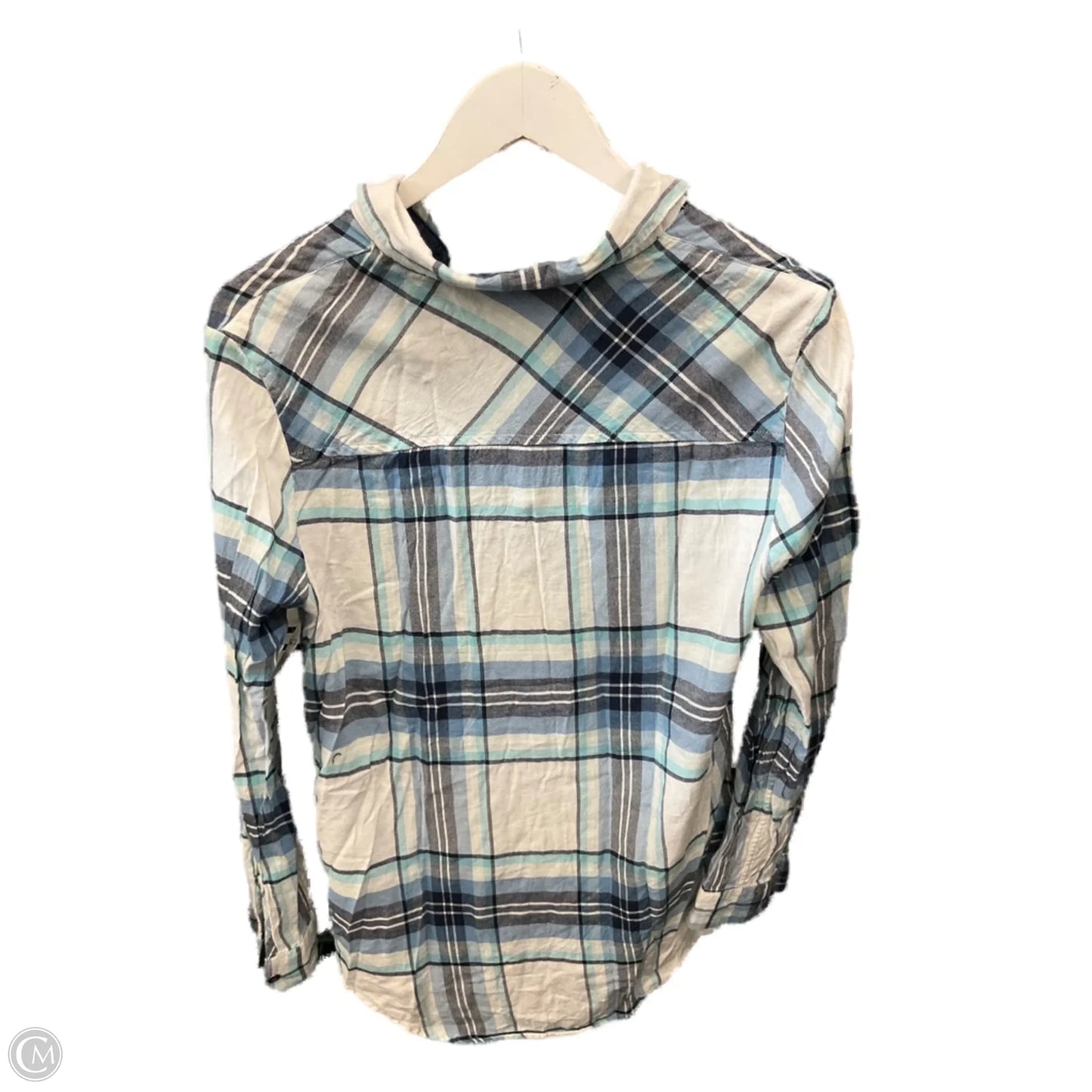 Top Long Sleeve By Tribal In Blue, Size: S
