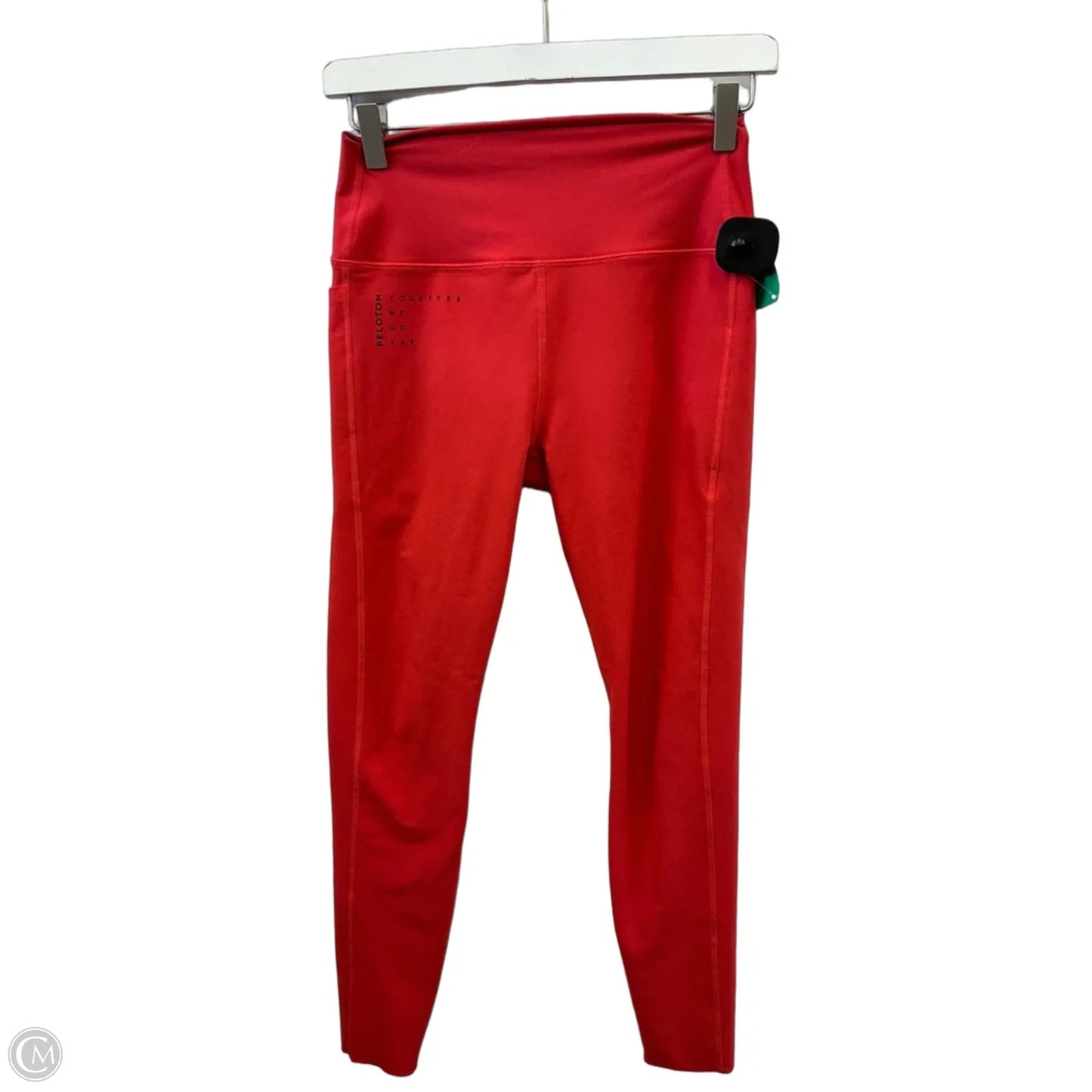 Athletic Leggings By Peloton In Orange, Size: M