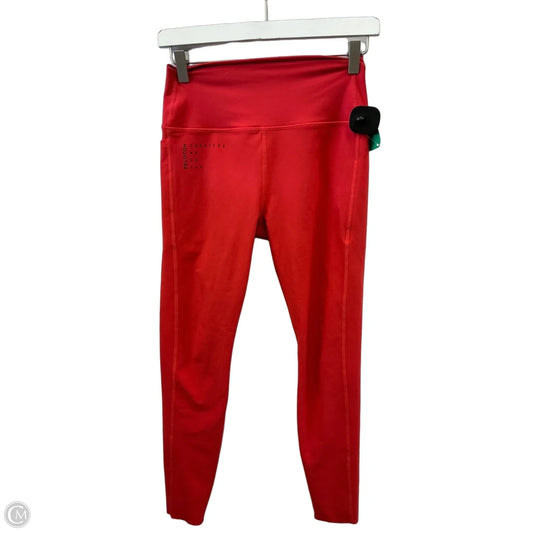 Athletic Leggings By Peloton In Orange, Size: M