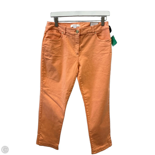 Capris By Chicos In Orange, Size: 4